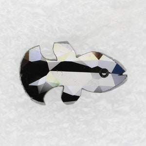 1.58 Ct, 11.3 X 6.6 X 2.9 MM, Loose Diamond Black Color Fish Shape Faceted Diamond, Earth Mine Stone, Huge Collection, Birthstone, SG150