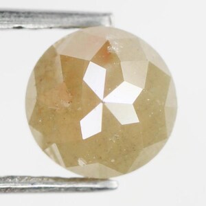 0.43 Ct Natural Loose Diamond, Round Rose Cut Diamond, Grey Rose Cut, Rustic Diamond, Real Diamond SG4504
