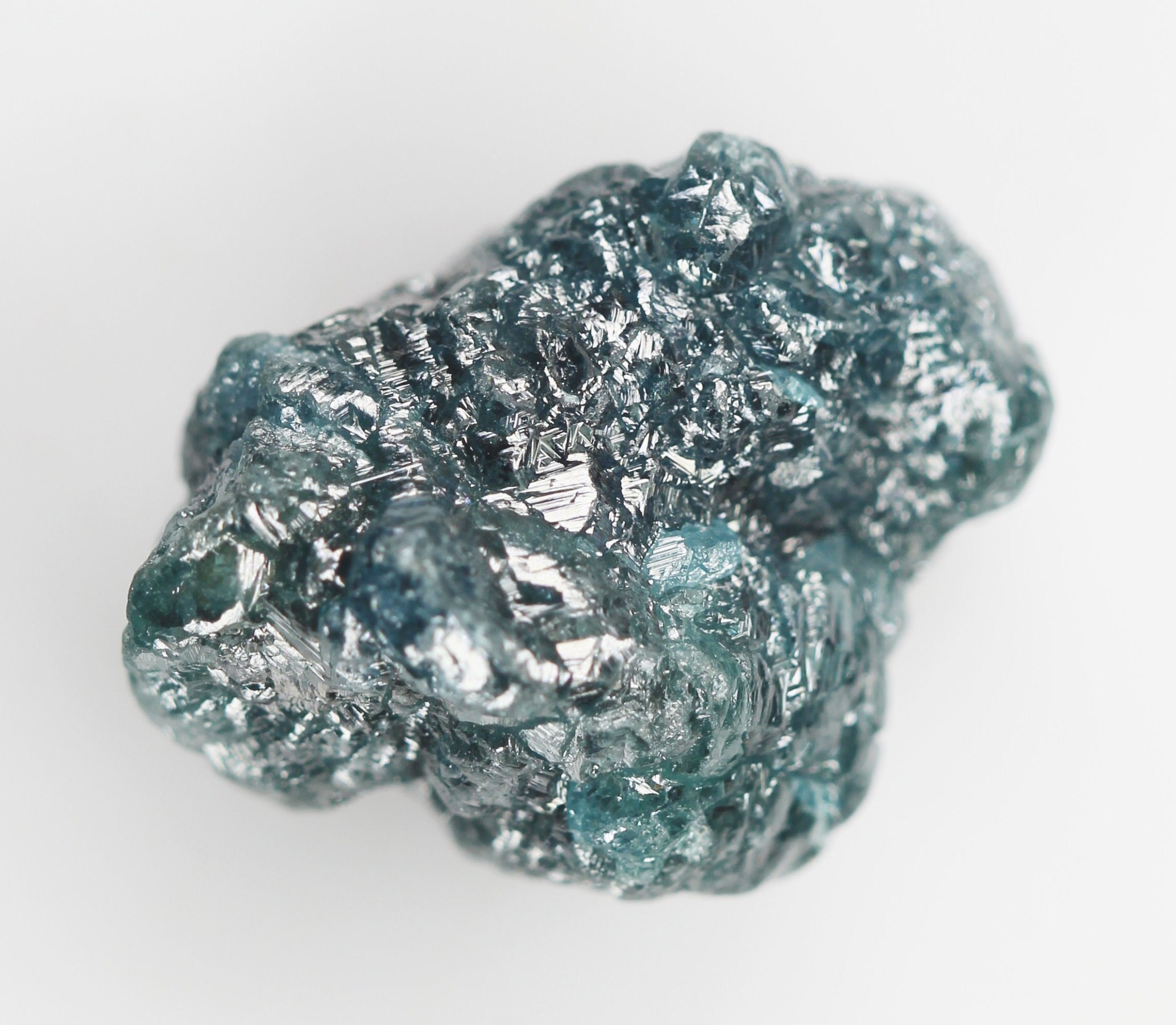 Diamant Naturel Bleu Intense 0,80 Ct - Traité Pour La Couleur, Légères Inclusions, 5,66 Mm