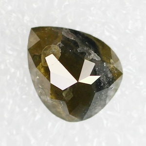 1.00 CT,7.70 X 6.20 MM Natural Loose Diamond Yellow Diamond Beautiful Faceted  Pear Shape For Engagement Ring Diamond SG6055