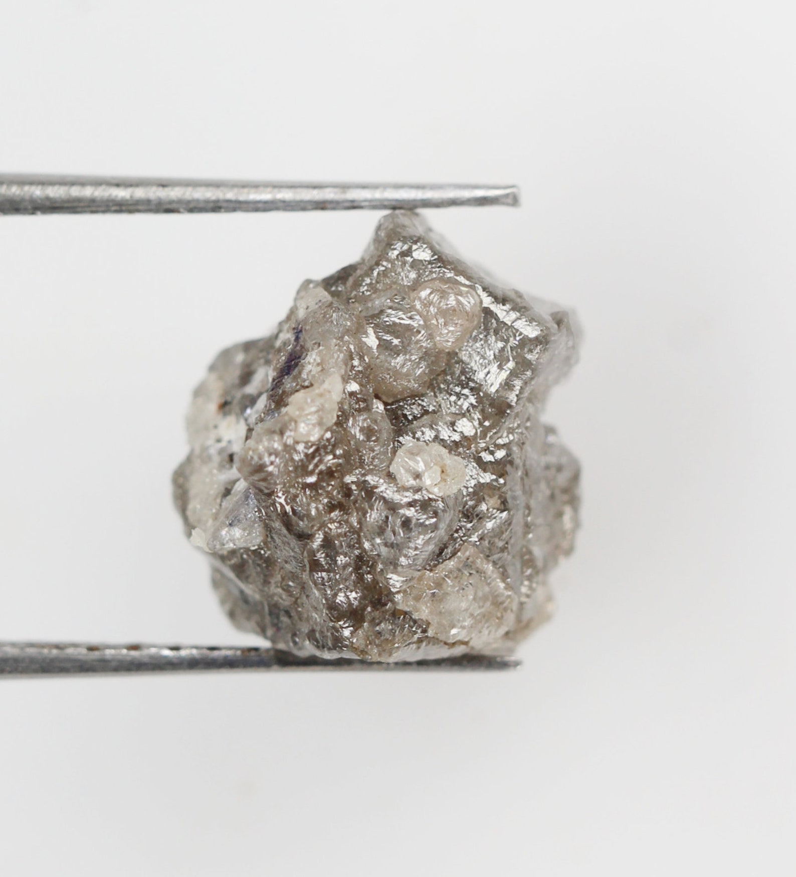 120.00 CT Naturel Desseré Grande Taille Diamant Gris Africain Uncut