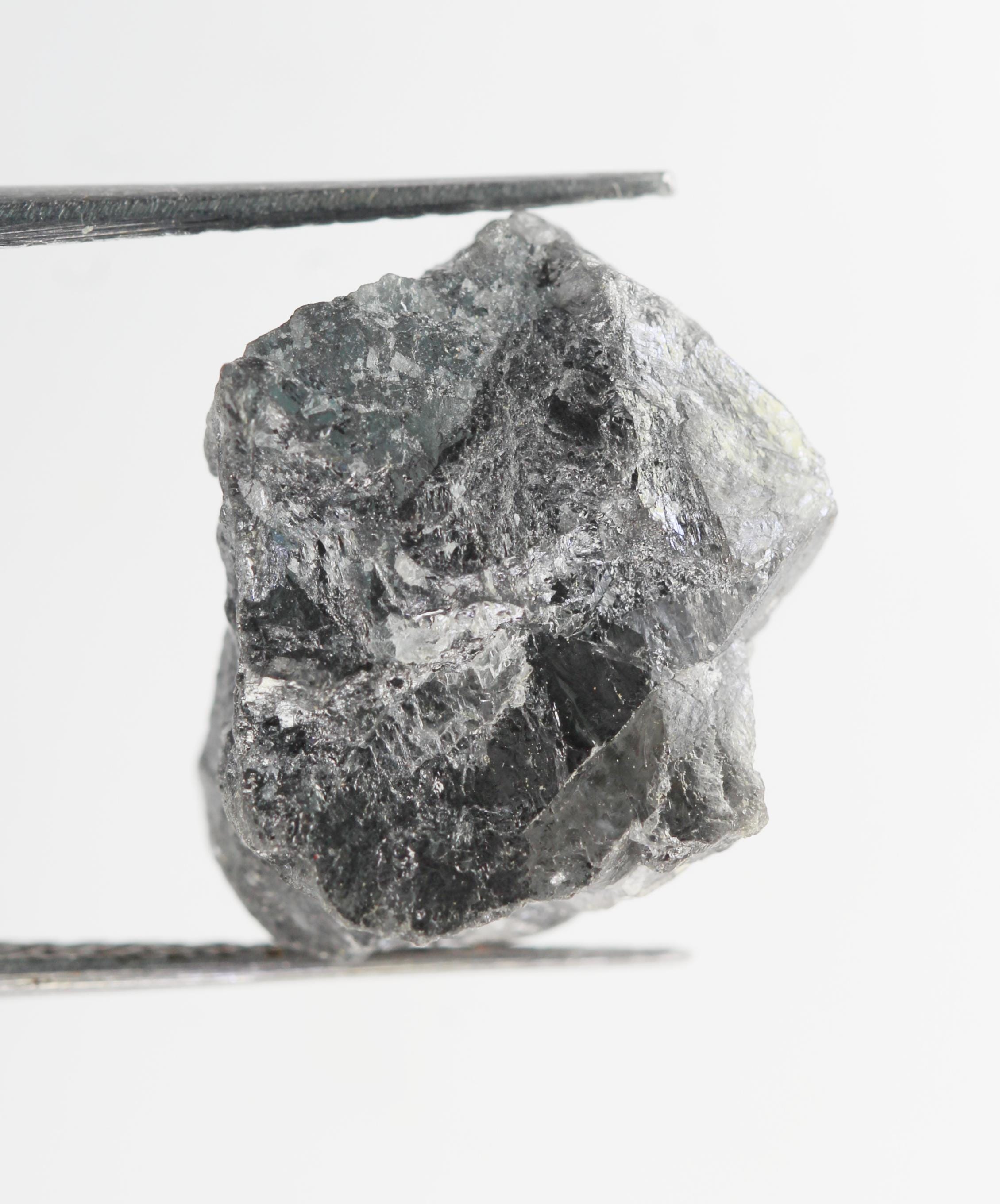 9.70 CT Natural Loose Rough Uncut Diamond Grey Color Raw Irregular ...