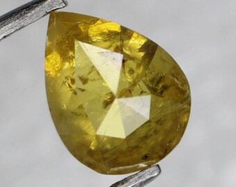 Natural Fancy Yellow Pear Shape Diamond, Pear Shaped Diamond, Yellow Diamond, Conflict Free,Loose Diamond