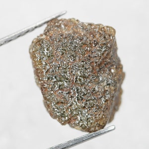 4.06 Carat 11.3 X 8.5 MM Raw Rough Uncut Diamond Brown Color Rough Diamond SG4917