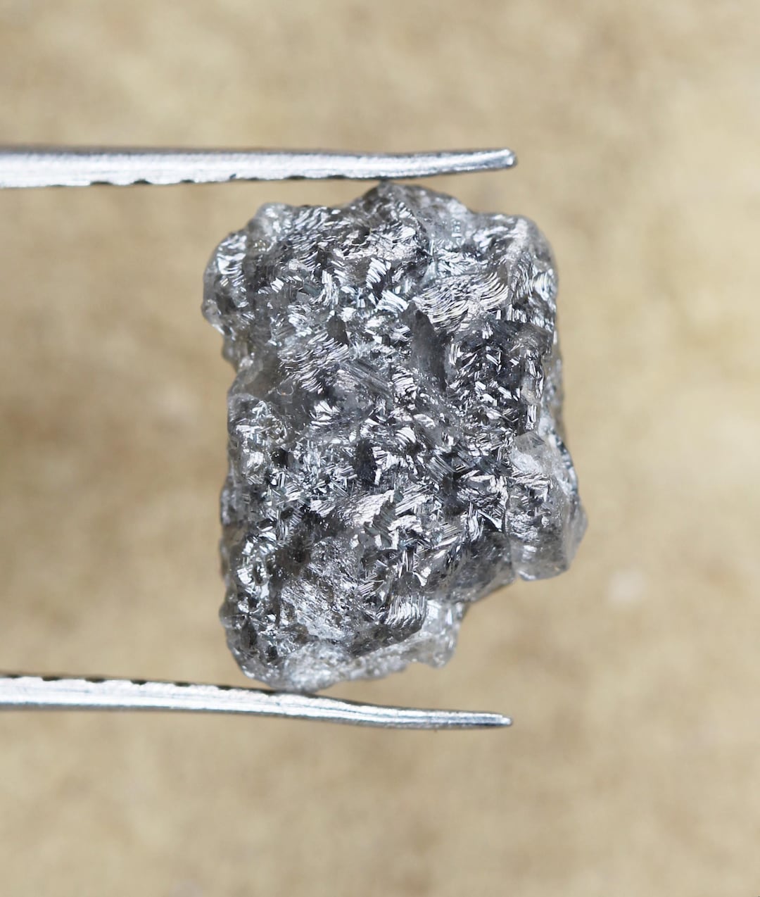2.31 CT, Raw Rough Diamond Natural Loose Diamond Silver Grey Color ...