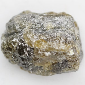 11.89 CT 15.3 X 12.2 MM Rough Diamond Uncut Diamond Raw Diamond Natural Diamond Yellow Color SG4699