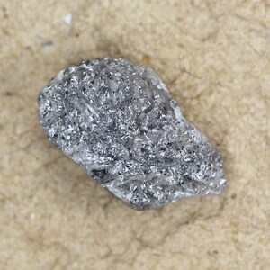 4.39 CT, Raw Rough Diamond Natural Loose Diamond Silver Grey Color Uncut Diamond For Jewellery