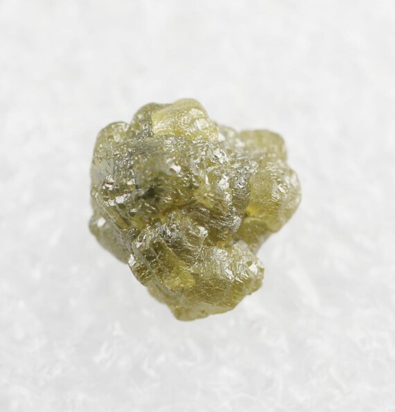 Diamant Brut Naturel Vert 5.49 Carats - Non Taillé, Qualité Fancy, Provenance Afrique Du Sud