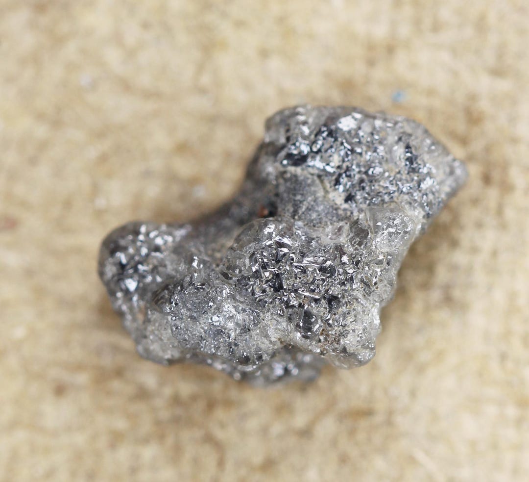 3.04 CT, Raw Rough Diamond Natural Loose Diamond Grey Color Uncut ...