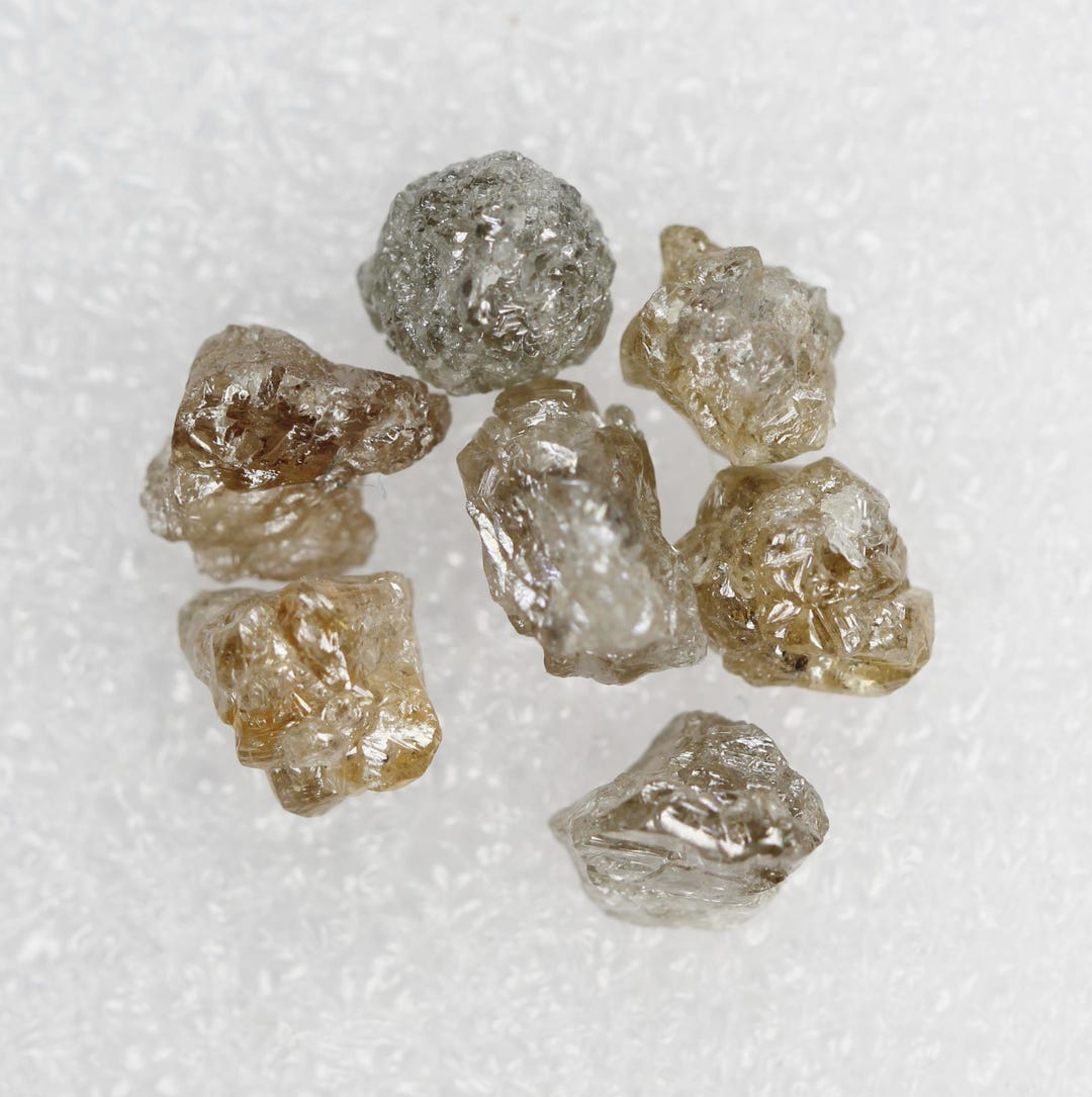 5.39 CT Natural Loose Rough Uncut Diamond Mix Color Raw Irregular Shape ...