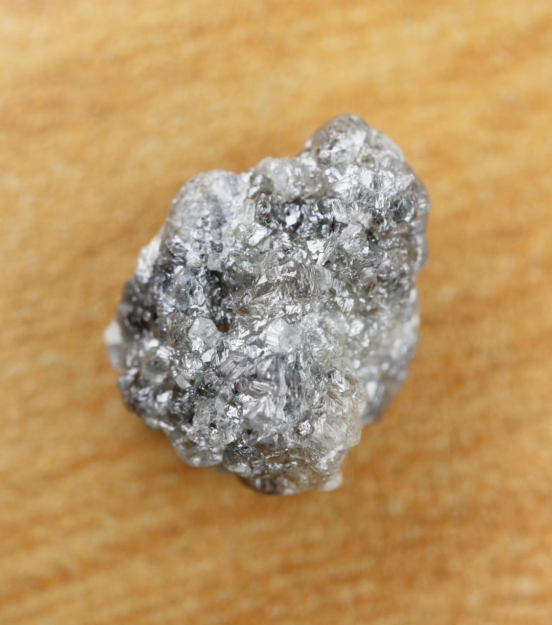 Raw Shape 10.24 CT Natural Loose Rough Uncut Diamond Grey Raw Irregular Shape ...