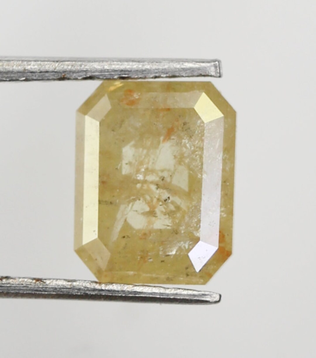 Salt and Pepper Emerald Cut Diamond Natural Loose Diamond Etsy