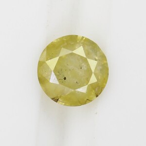 0.29 CT,4.20 MM Natural Loose  Yellow Color Round Brilliant cut Beautiful Engagement Ring Diamond SG512
