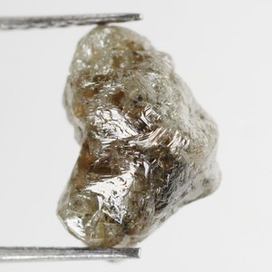 4.06 CT Uncut Diamond, Natural rough Diamond, Black color thin raw diamond, Unpolished conflict free Diamond SG4047