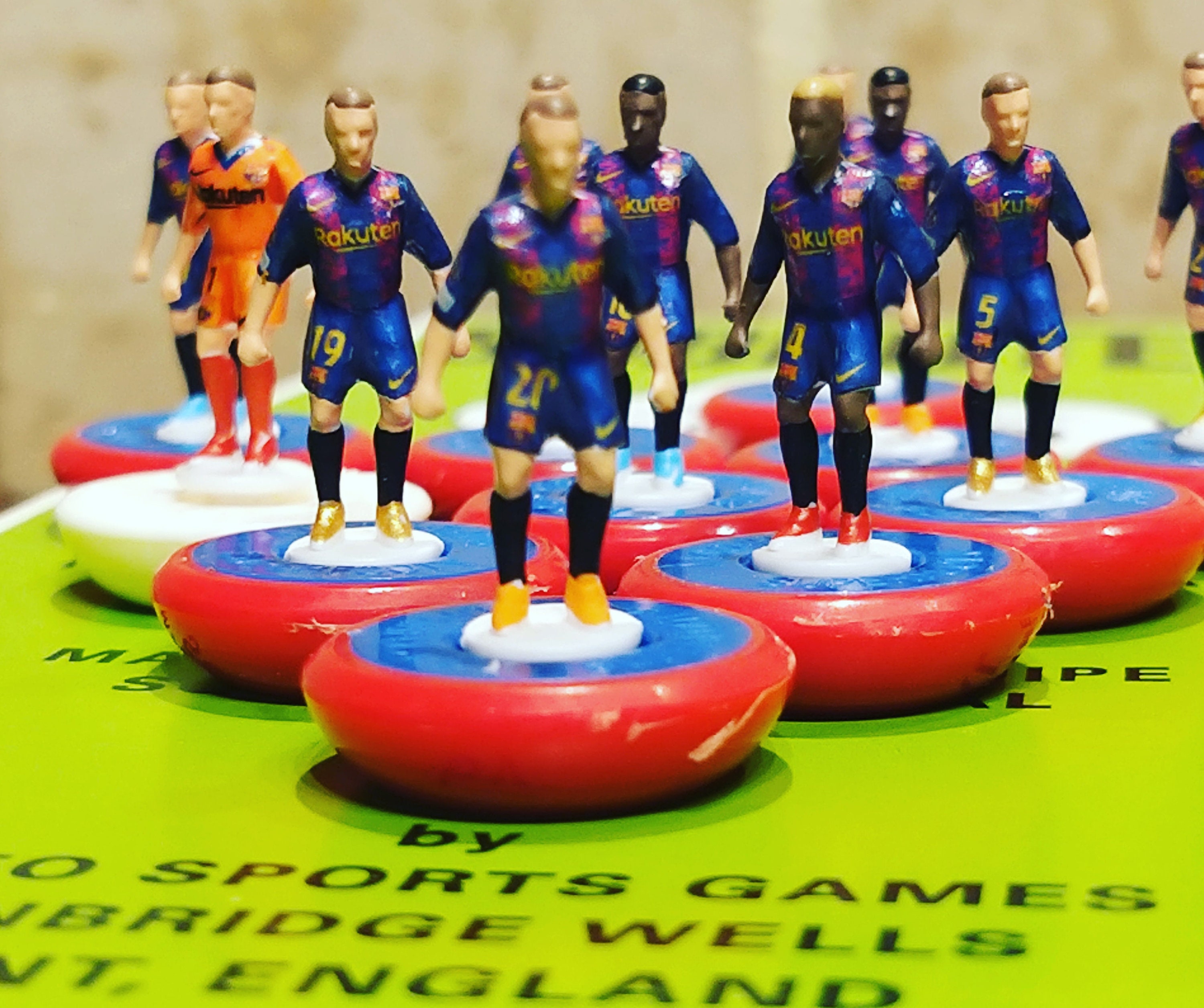 Subbuteo FC Barcelona Players Pack Dispatched From UK 