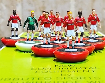 Manchester united home 1998/99 subbuteo team