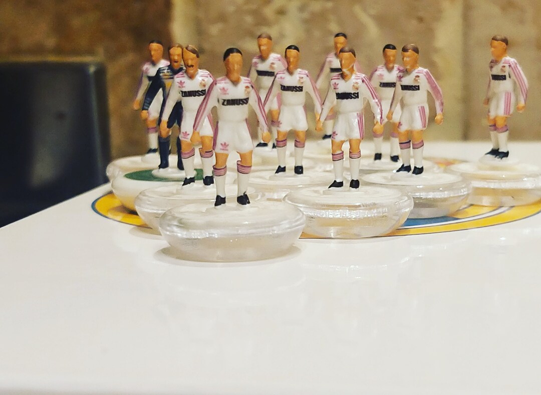 Real Madrid Home 84/85 Subbuteo Team Handpainted and Decals -  New  Zealand