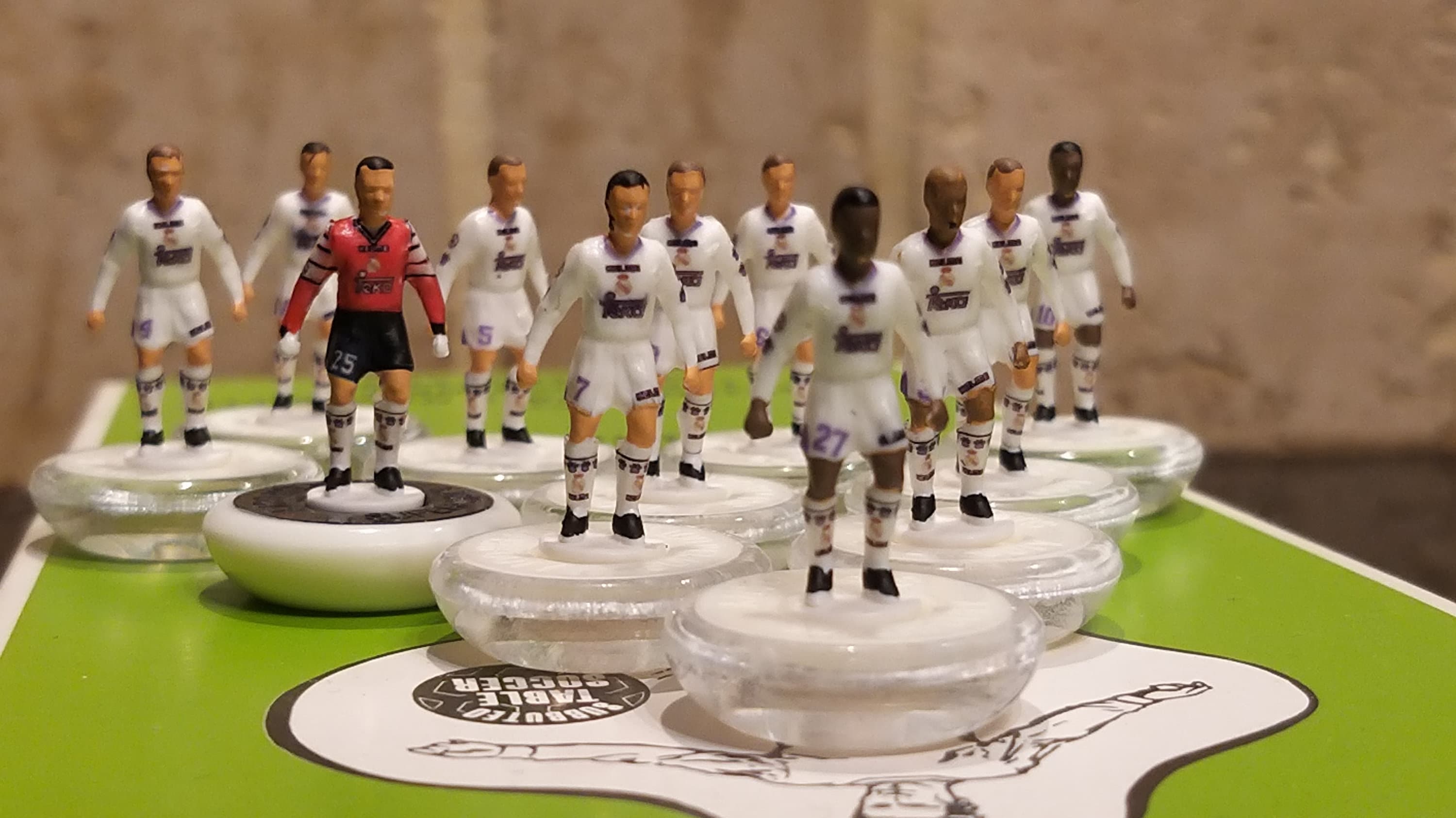 Real Madrid 97/98 subbuteo team Handpainted and Decals