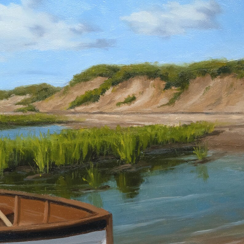 Original Oil Painting Cape Cod Boat Scene 6x8 Fine Art Etsy