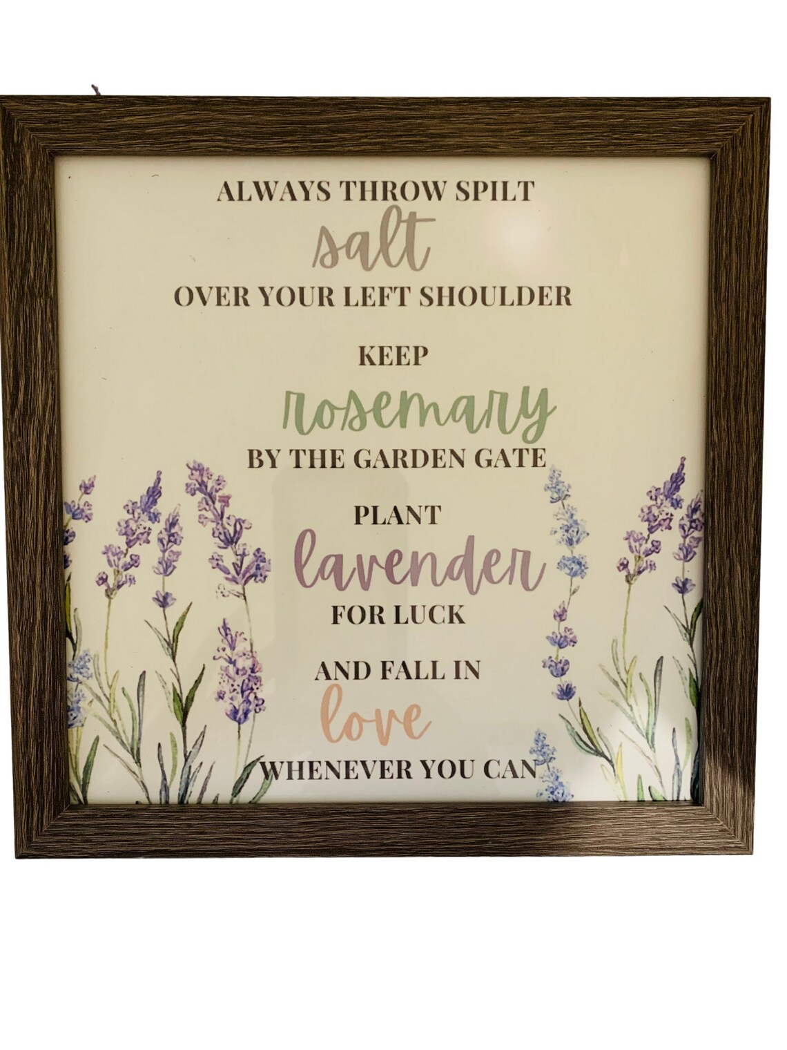 Practical Magic Quote Always Throw Salt Over Your Left Etsy