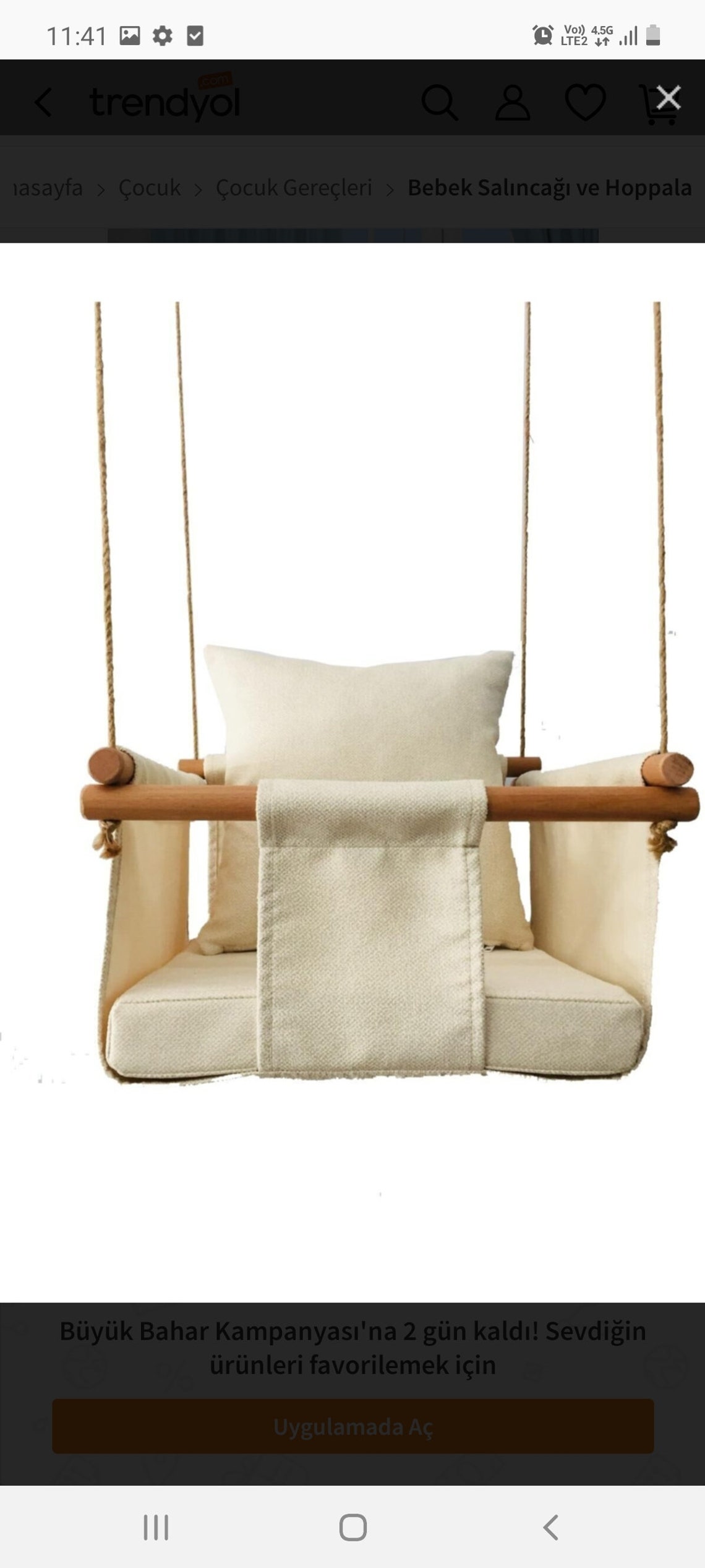 Baby swing Luxury cream Ceiling Hanging Swing Kids Baby Swing Etsy