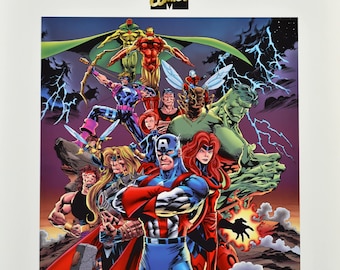 The Avengers - Limited Edition Lithographie Lizenziert