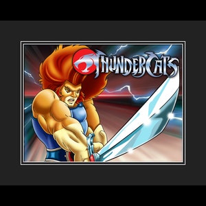 THUNDERCATS - Lion-O-Fine Art L.E. Giclee Framed