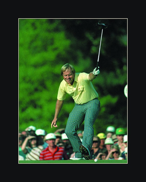 Jack Nicklaus at the Masters Fuji Crystal Fine Art Archival