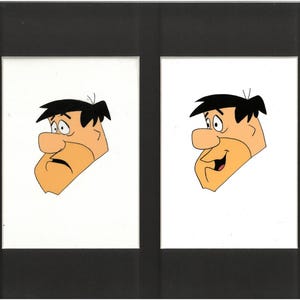 Flintstones- Original Production Cels- Fred Flintstone