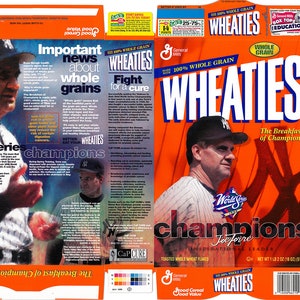Wheaties - 1999 Joe Torre - Uncut