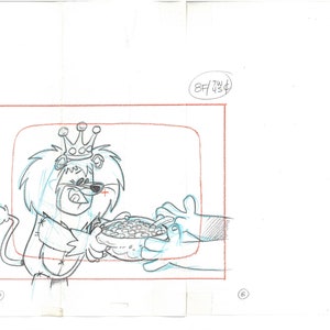 Flintstones -3 Signed Original Production Drawings-Jungle