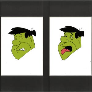 Flintstones- Original Production Cels- Fred Flintstone