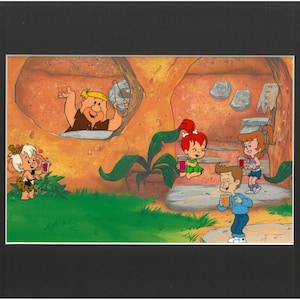 Flintstones - Original Production Cel & Drawing - Fruity Fizz