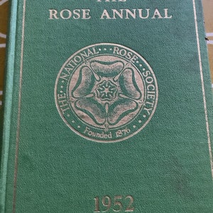 Collection of Vintage Rose Annual Books of 1952, 1953, 1954. Great gift for rose lovers. image 7