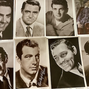 Hollywood Actors.  24 glamorous images of a bygone era.