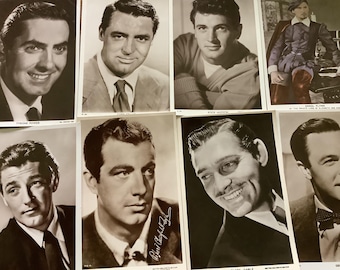 Hollywood-acteurs.  24 glamoureuze afbeeldingen uit vervlogen tijden.