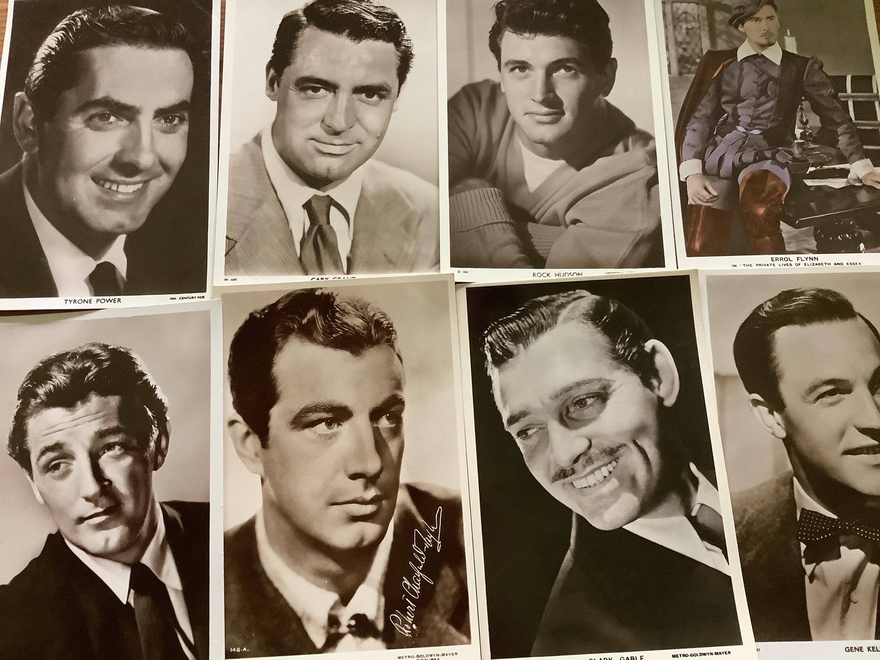 Hollywood Actors. 24 glamorous images of a bygone era.