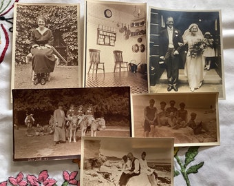 Vintage English 1930’s photographs depicting bathing, fashion, decor, pastimes and country life in this golden era. (Pack 2)