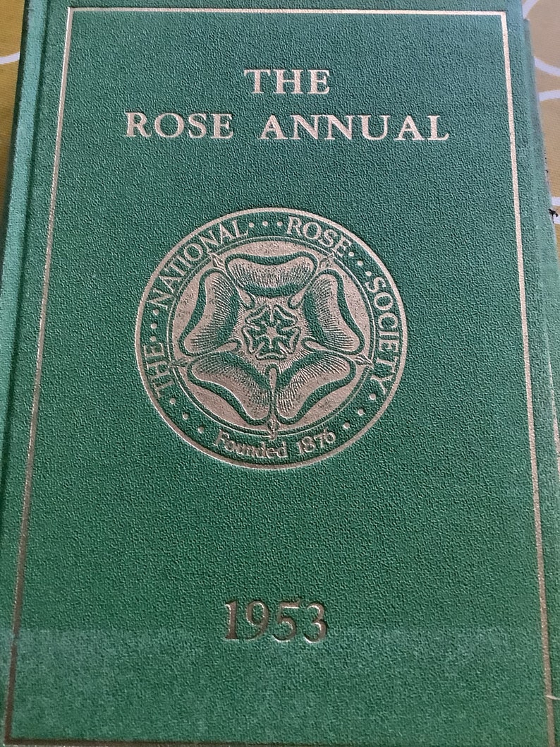 Collection of Vintage Rose Annual Books of 1952, 1953, 1954. Great gift for rose lovers. image 6