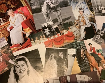 Queen Elizabeth II and her family - lovely selection of vintage royal ephemera