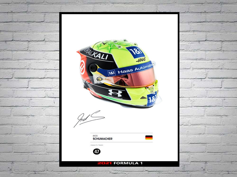 Mick Schumacher Cascos F1 2021 Mick Schumacher Miniature Helmet - Main Image