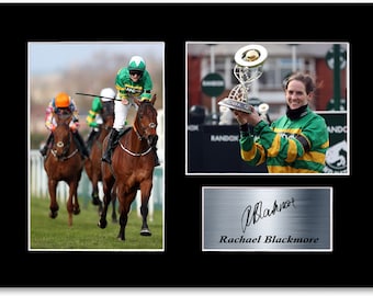 Rachael Blackmore Grand national Winner 2021 A4 Printed Signed Autograph Photo Display Mount Poster