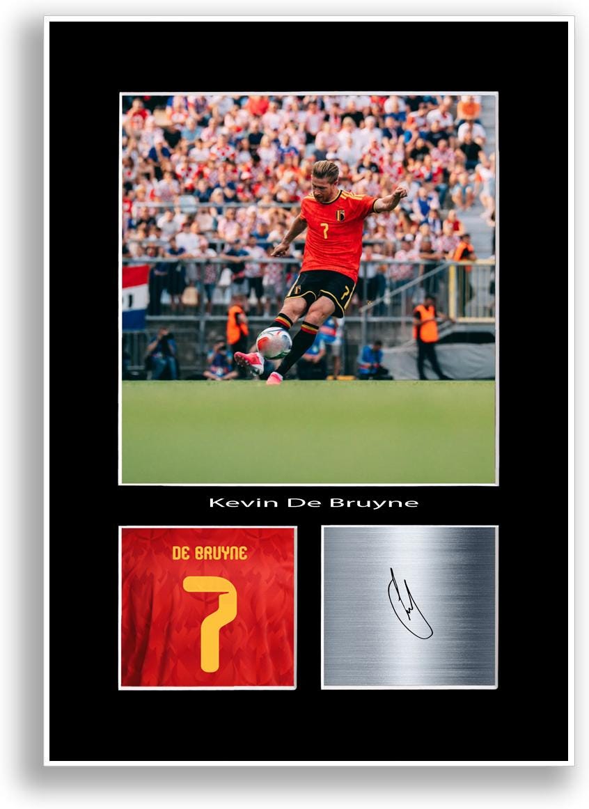 Kevin De Bruyne Signed - Etsy