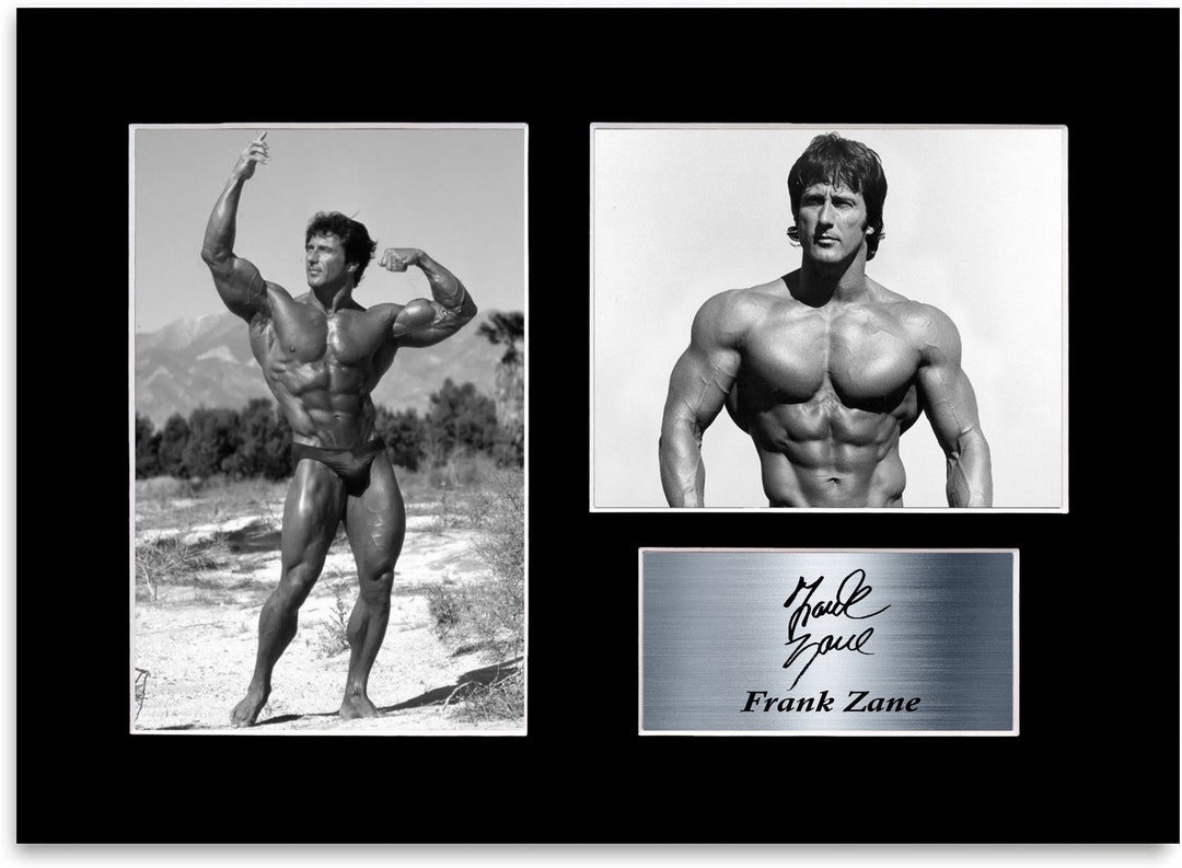 Zane Bodybuilder Frank Zane Bodybuilder Signed Photo Display Mount A4 - Etsy