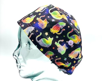 Cat Ear Scrub Hat - Etsy