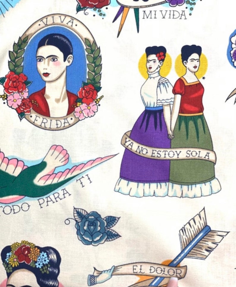 Frida Khalo Modern Surgical Scrub cap with buttons Scrub cap Multi colored Scrub cap Surgical cap women Scrub cap for woman Nurse Cap