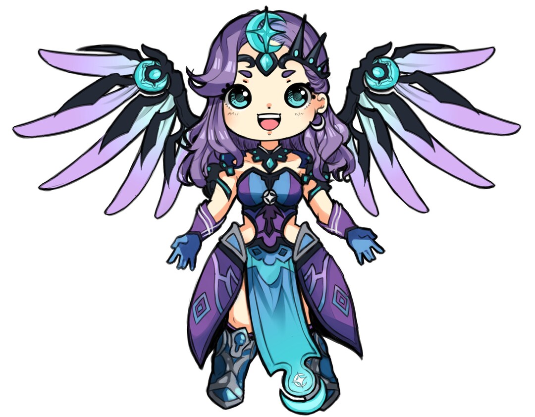 Atlantic Mercy Overwatch Sticker - Etsy