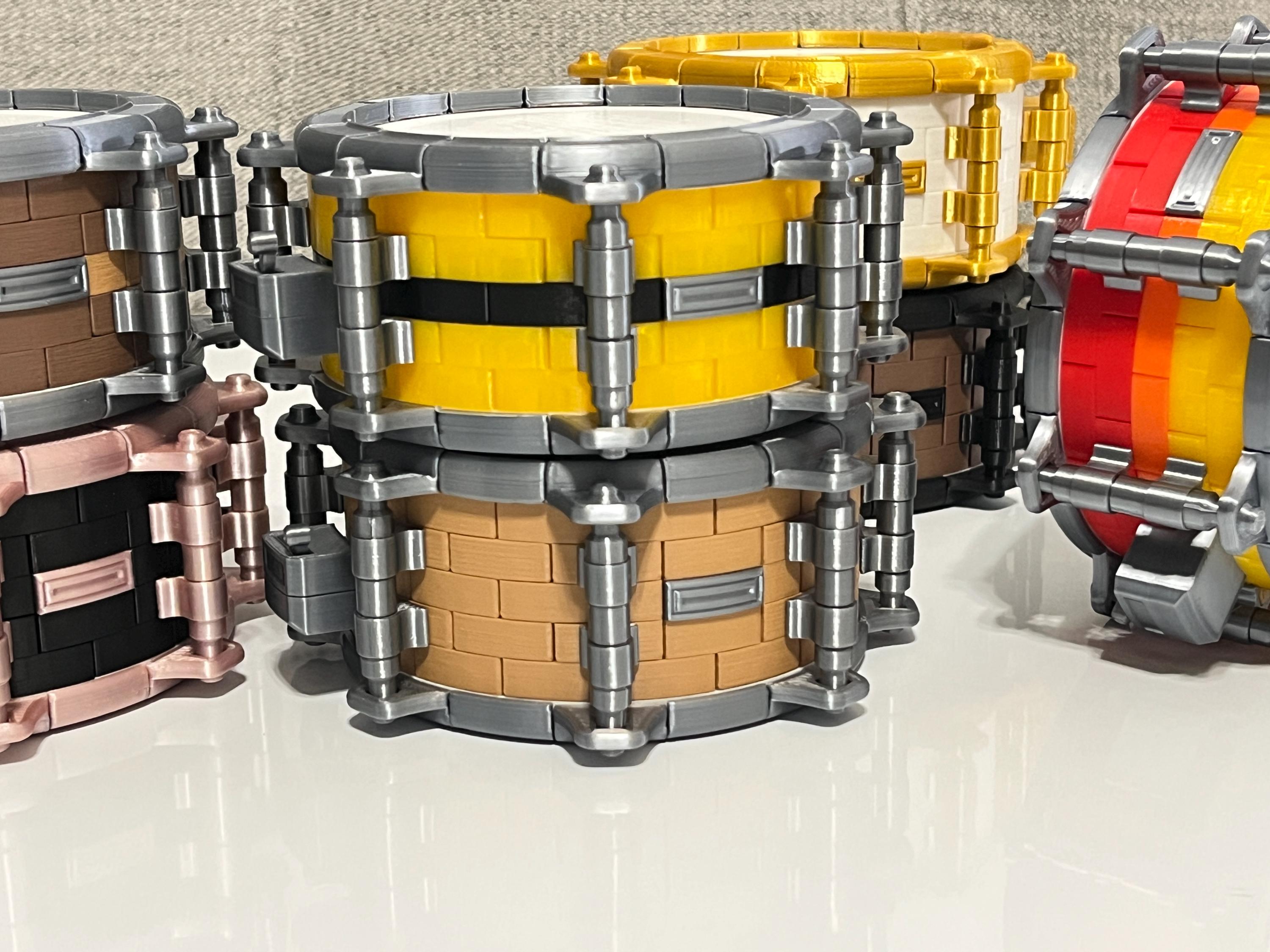 Beat Blokz - Buildable Snare Drum Model - Model 1 - 1/4 Scale - Etsy