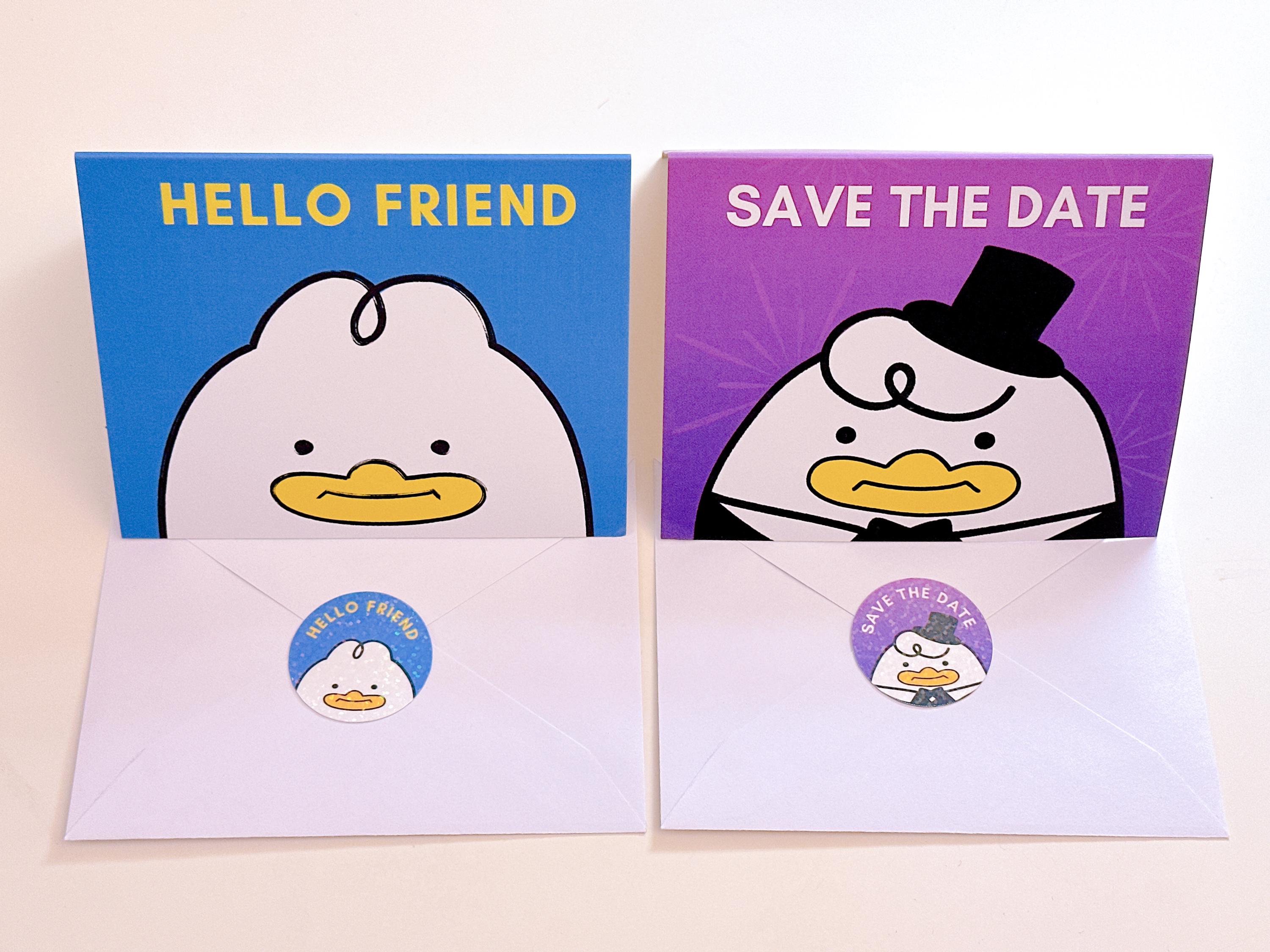 Hello Friend & Save the Date Card – Netflix KPOP Demon Hunters