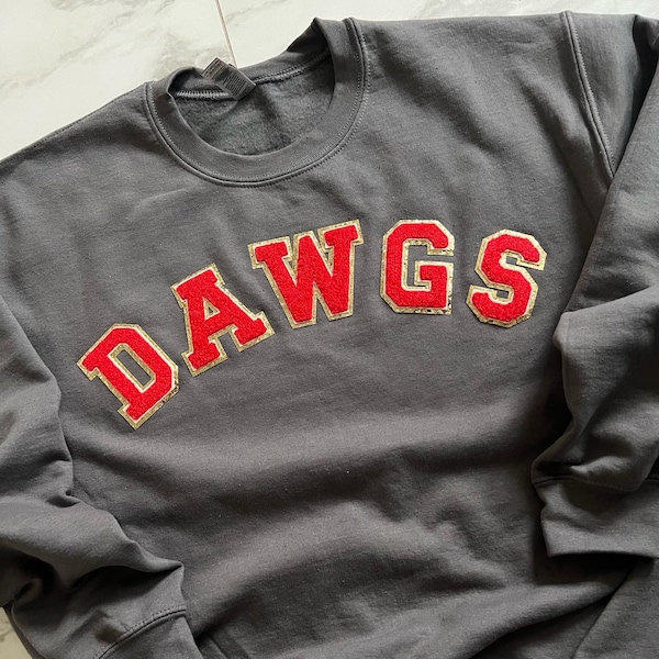 DAWGS Chenille Letter Sweatshirt